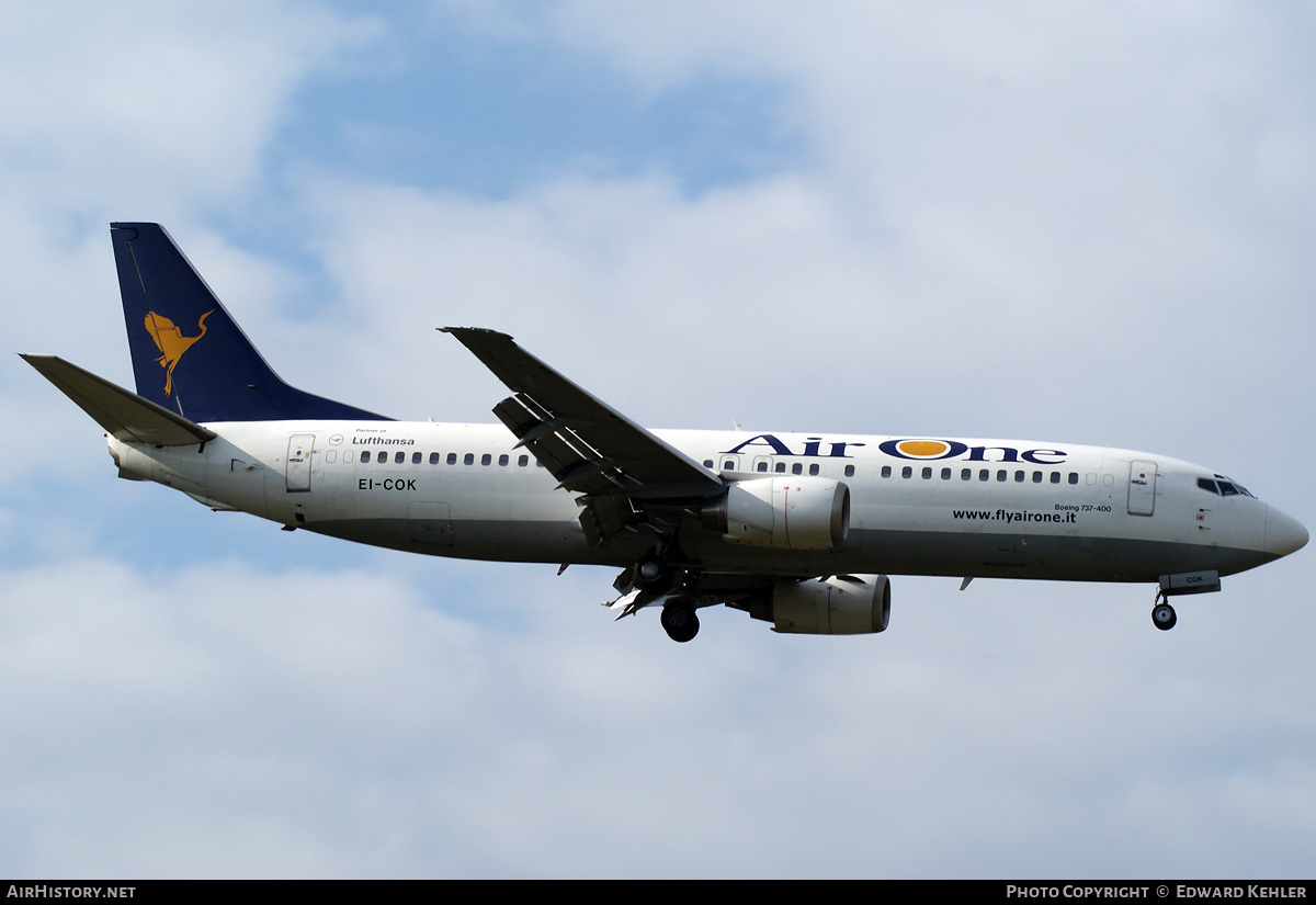 Aircraft Photo of EI-COK | Boeing 737-430 | Air One | AirHistory.net #449635