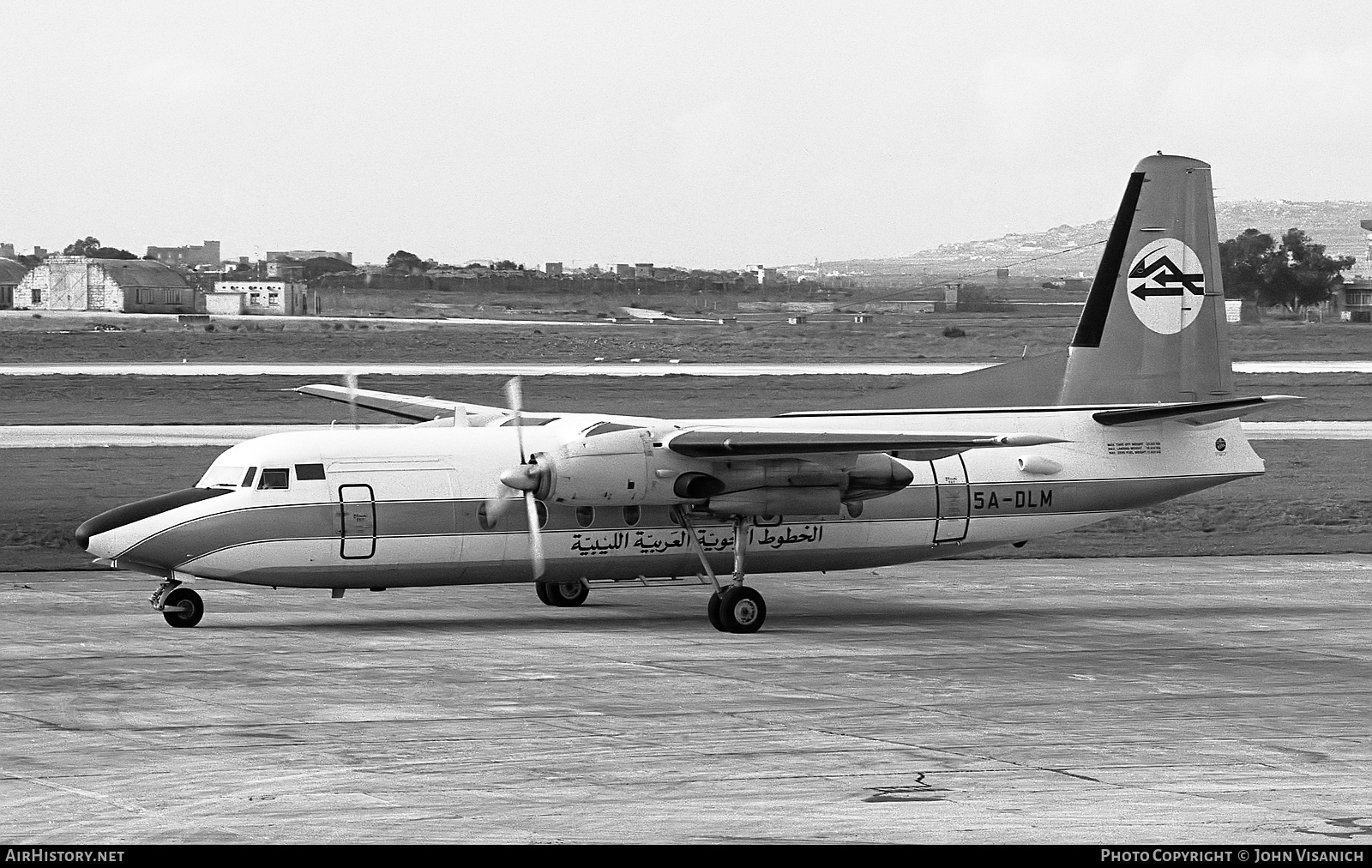 Aircraft Photo of 5A-DLM | Fokker F27-600 Friendship | Libyan Arab Airlines | AirHistory.net #449660