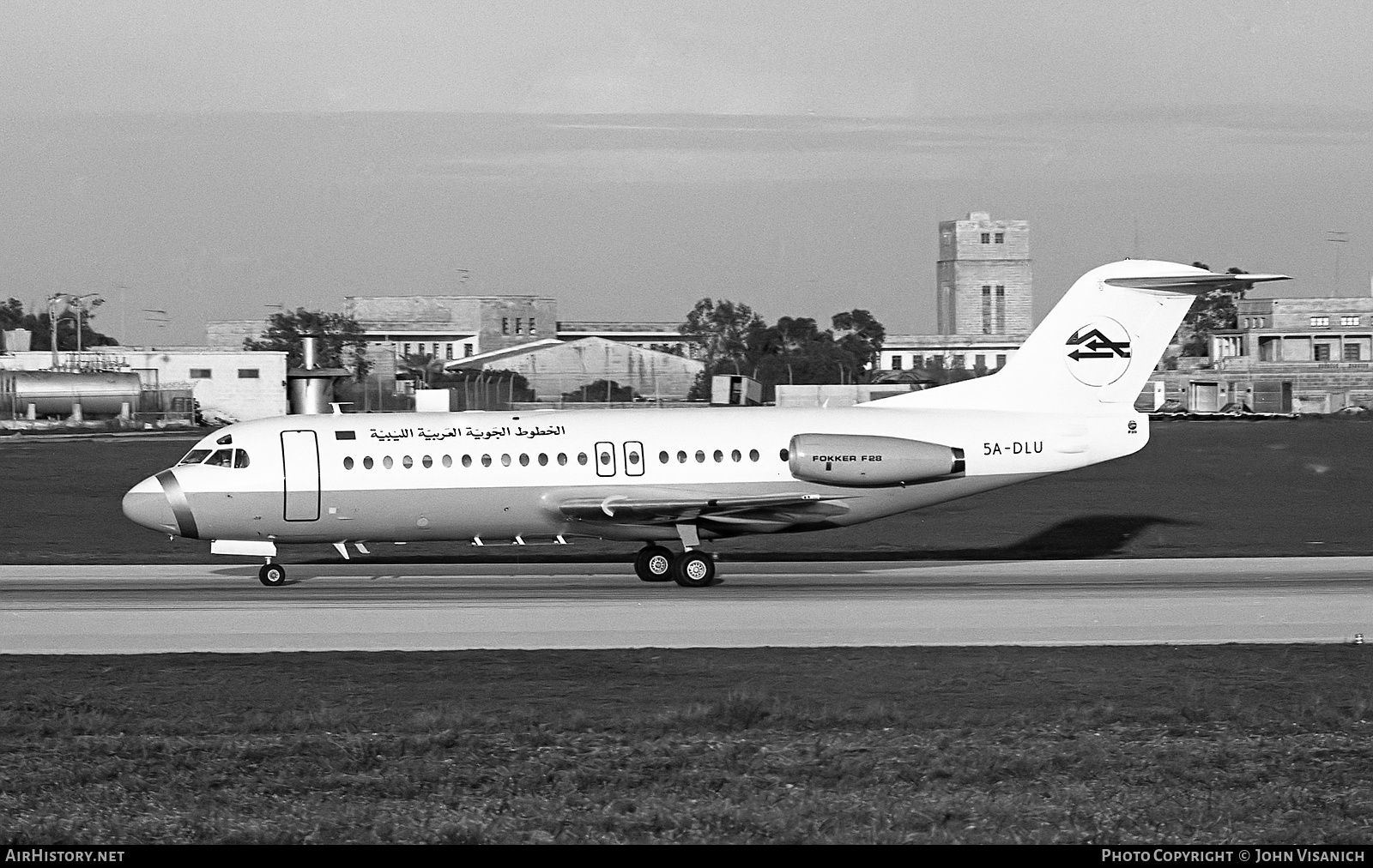 Aircraft Photo of 5A-DLU | Fokker F28-4000 Fellowship | Libyan Arab Airlines | AirHistory.net #449674