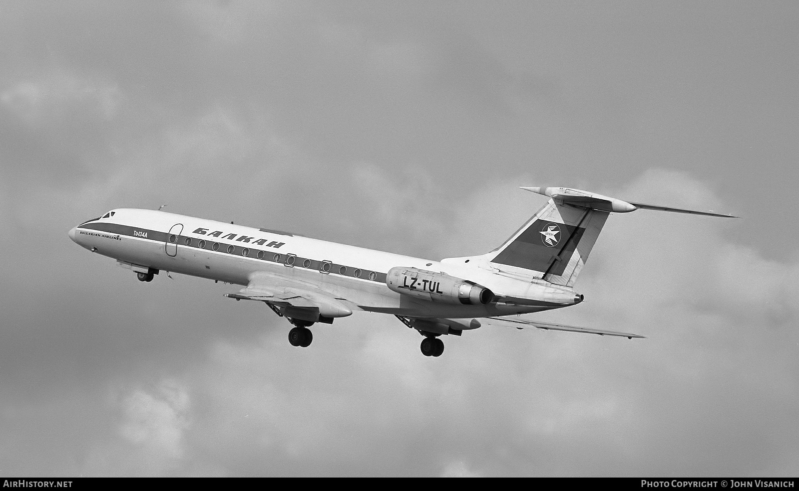 Aircraft Photo of LZ-TUL | Tupolev Tu-134A | Balkan - Bulgarian Airlines | AirHistory.net #449675