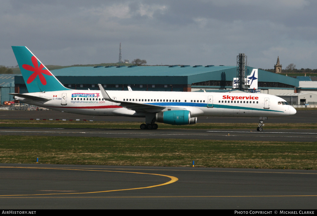 Aircraft Photo of C-FOBH | Boeing 757-200 | Skyservice Airlines | AirHistory.net #449682