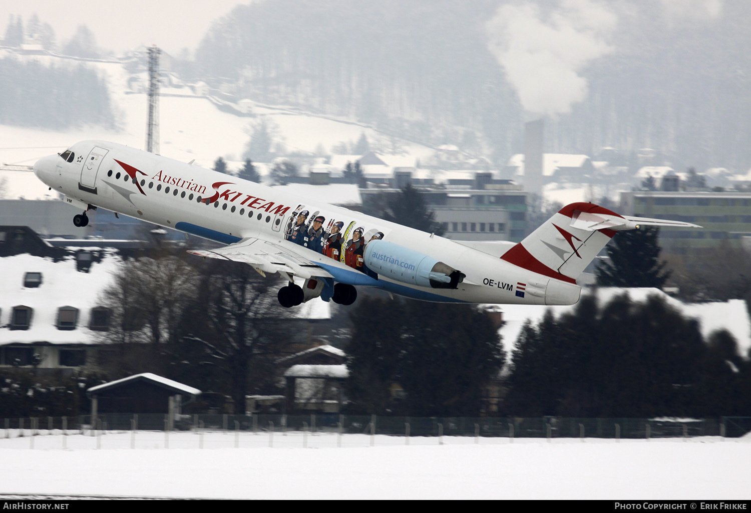 Aircraft Photo of OE-LVM | Fokker 100 (F28-0100) | Austrian Airlines | AirHistory.net #449693