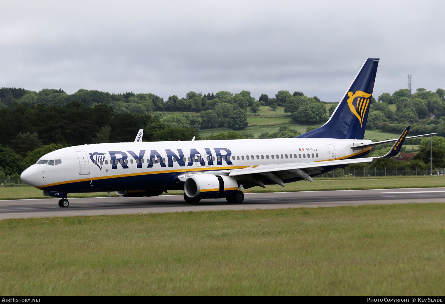 Aircraft Photo of EI-FIS | Boeing 737-8AS | Ryanair | AirHistory.net #449704