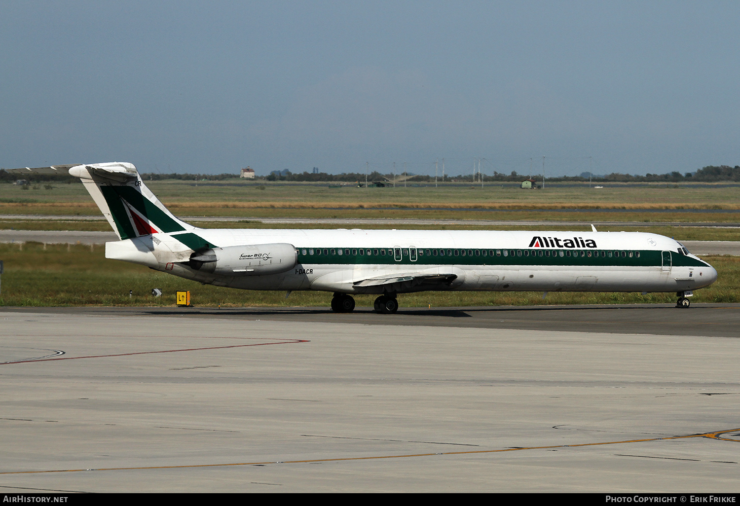 Aircraft Photo of I-DACR | McDonnell Douglas MD-82 (DC-9-82) | Alitalia | AirHistory.net #449736