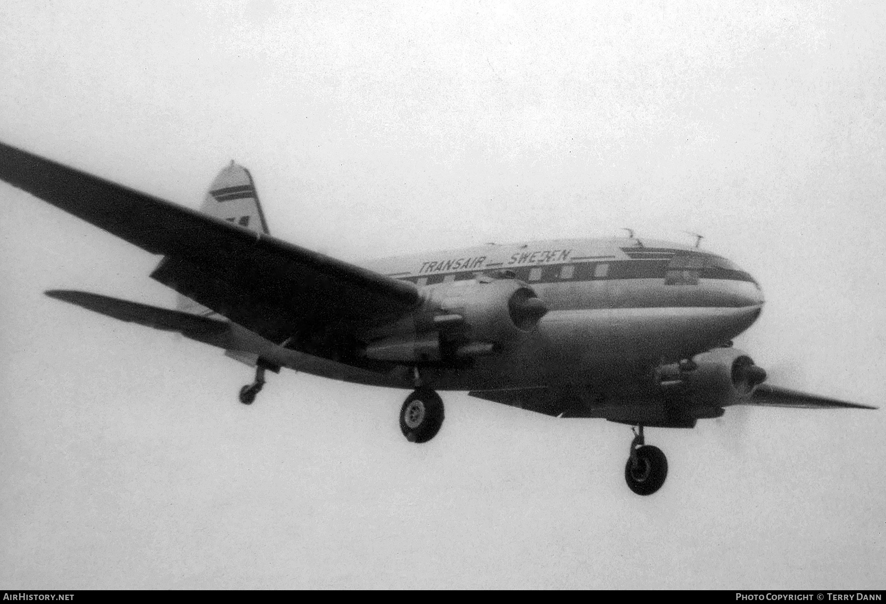 Aircraft Photo of SE-CFD | Curtiss C-46F Commando | Transair Sweden | AirHistory.net #449737