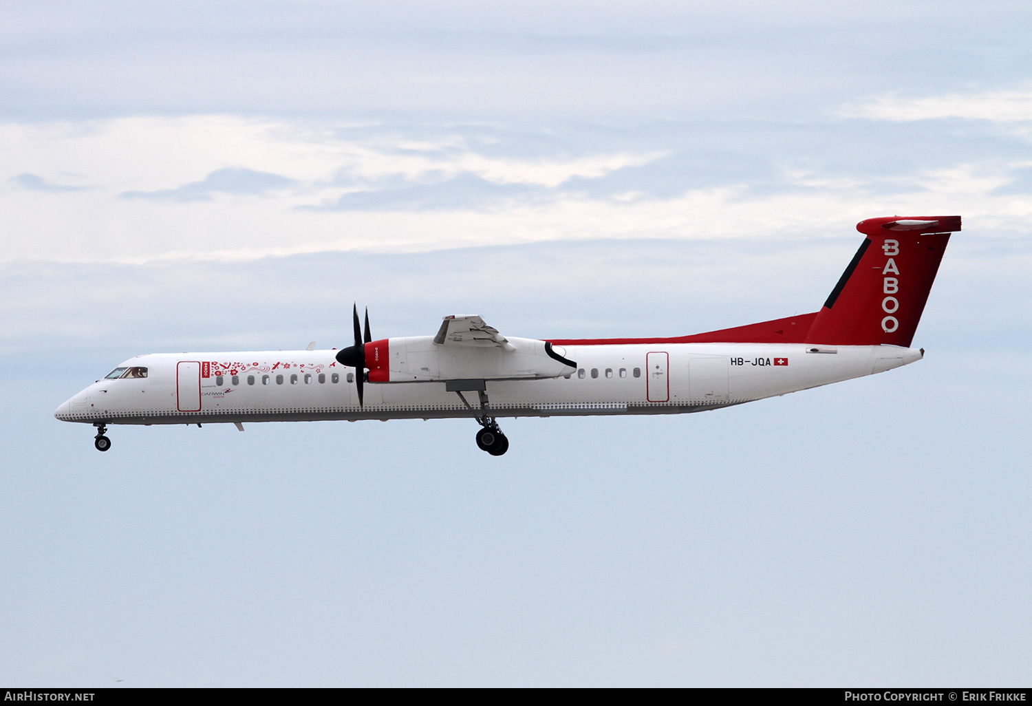 Aircraft Photo of HB-JQA | Bombardier DHC-8-402 Dash 8 | Baboo | AirHistory.net #449746
