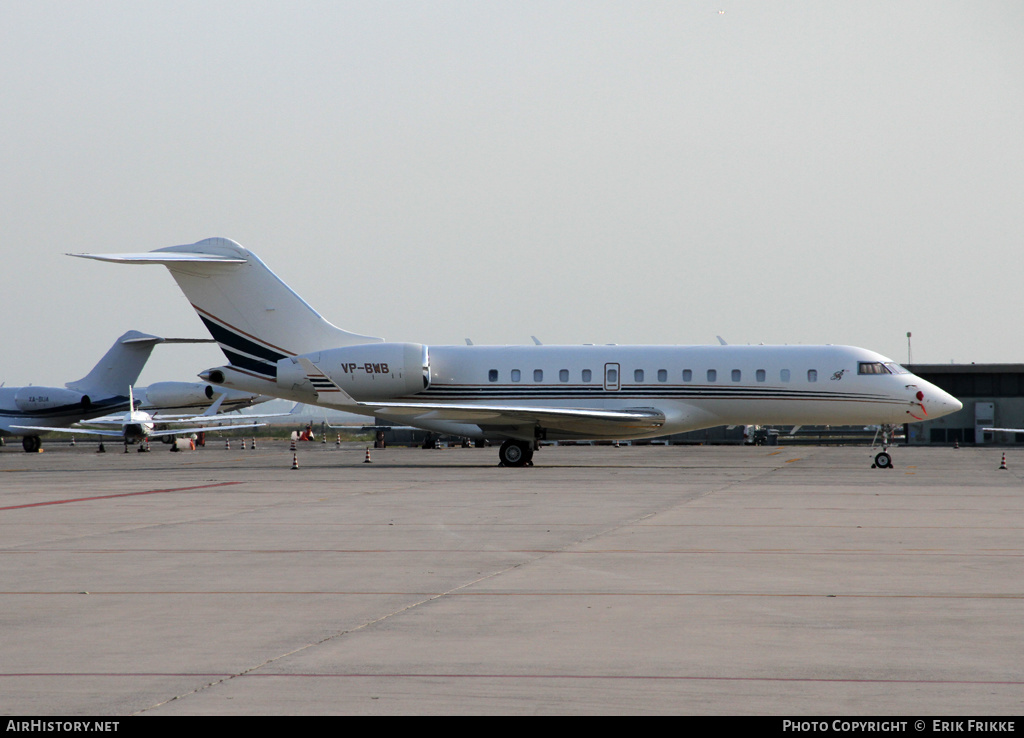 Aircraft Photo of VP-BWB | Bombardier Global 5000 (BD-700-1A11) | AirHistory.net #449771