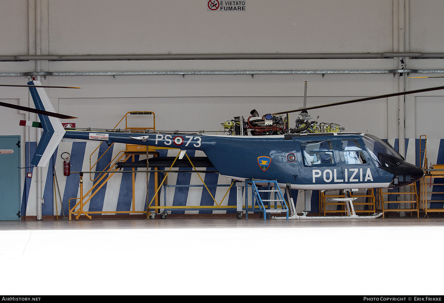 Aircraft Photo of PS-73 | Bell AB-206B-3 JetRanger III | Italy - Polizia | AirHistory.net #449775
