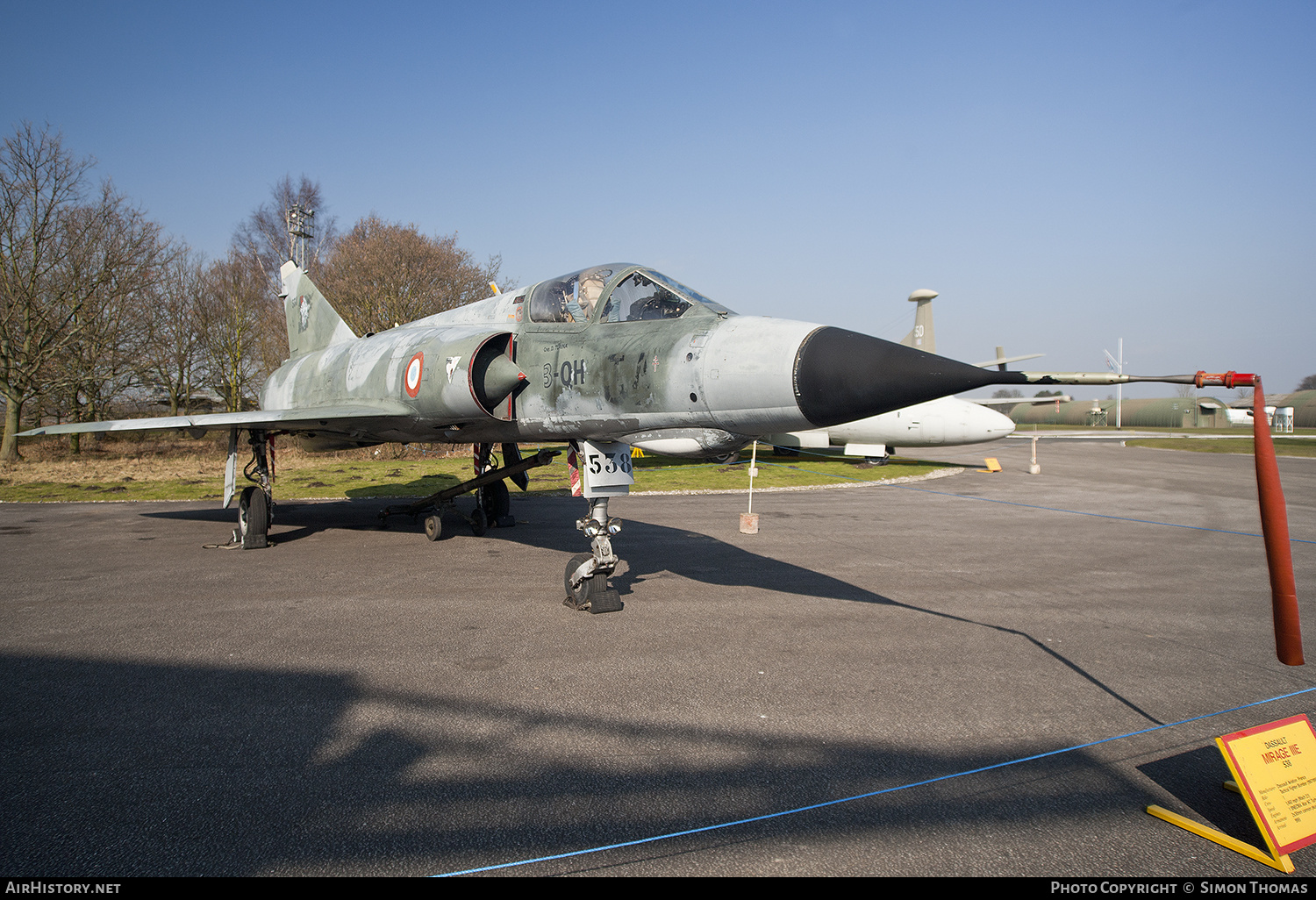 Aircraft Photo of 538 | Dassault Mirage IIIE | France - Air Force | AirHistory.net #449776