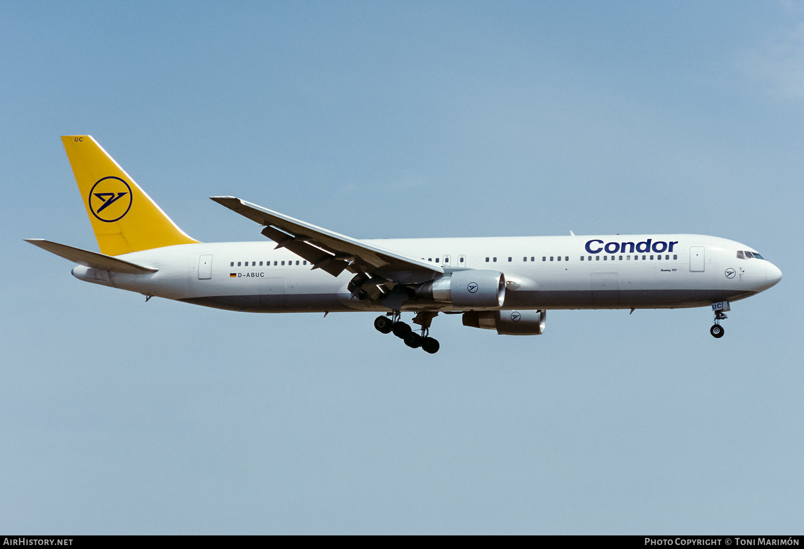 Aircraft Photo of D-ABUC | Boeing 767-330/ER | Condor Flugdienst | AirHistory.net #449777