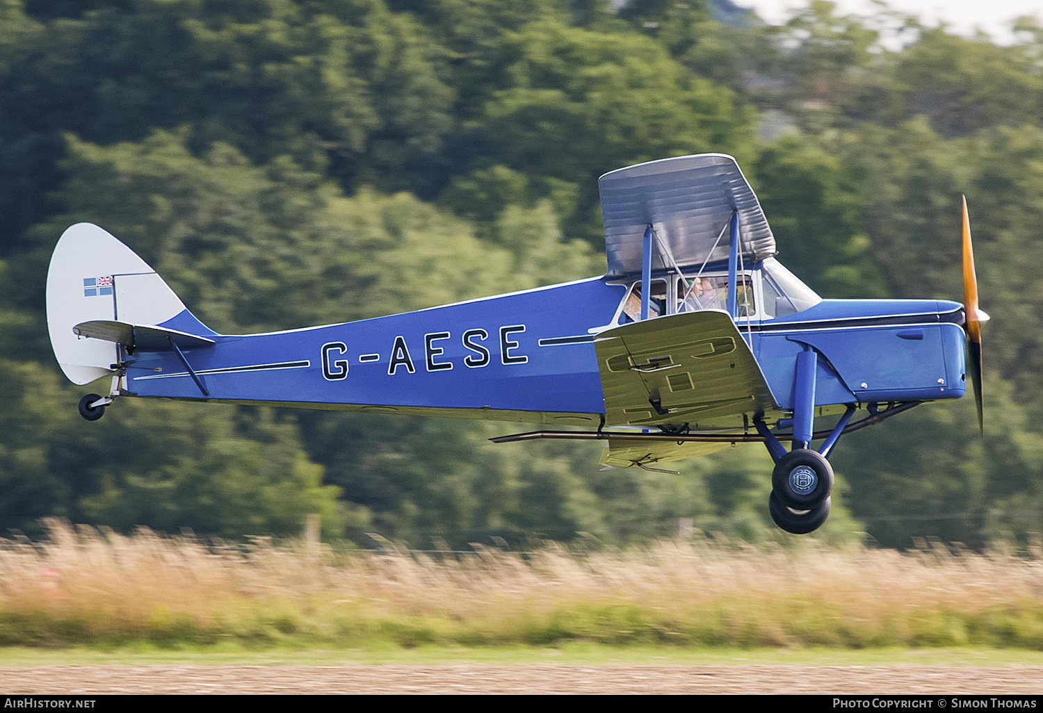 Aircraft Photo of G-AESE | De Havilland D.H. 87B Hornet Moth | AirHistory.net #449778