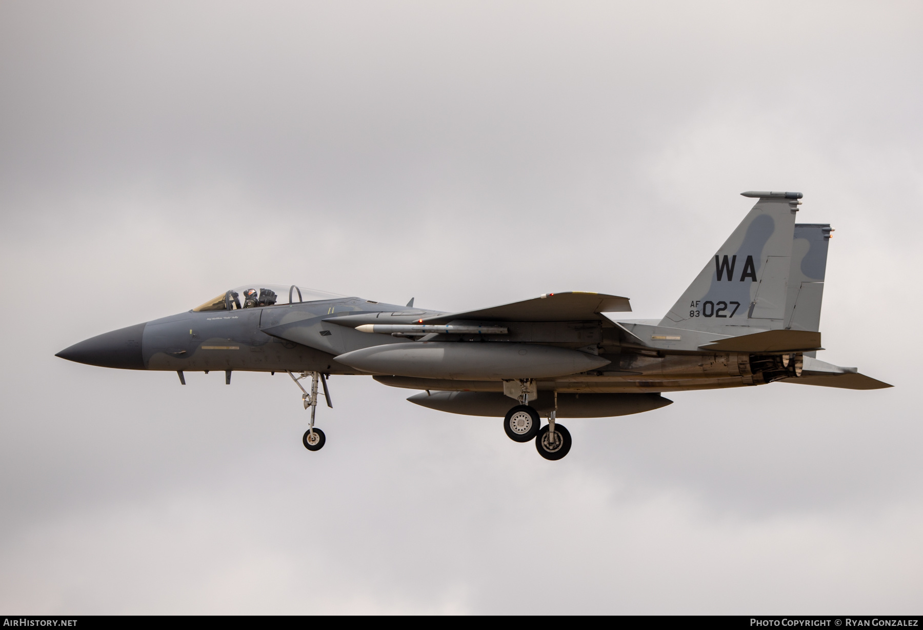 Aircraft Photo of 83-0027 / AF83-027 | McDonnell Douglas F-15C Eagle | USA - Air Force | AirHistory.net #449786