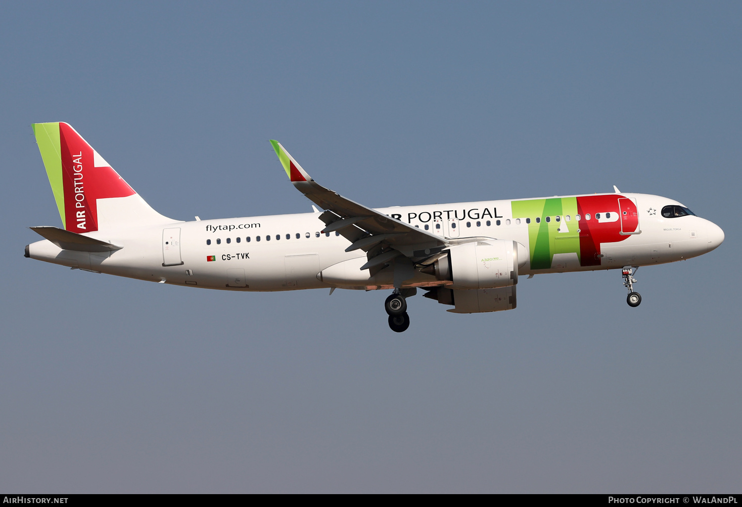 Aircraft Photo of CS-TVK | Airbus A320-251N | TAP Air Portugal | AirHistory.net #449812