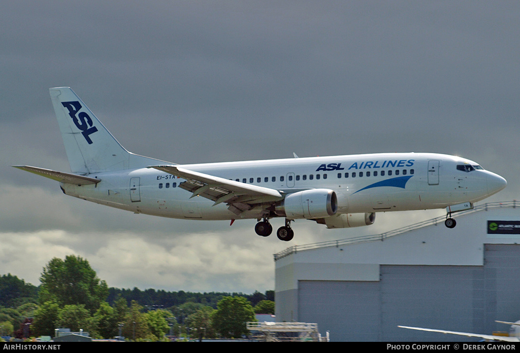 Aircraft Photo of EI-STA | Boeing 737-31S | ASL Airlines | AirHistory.net #449818