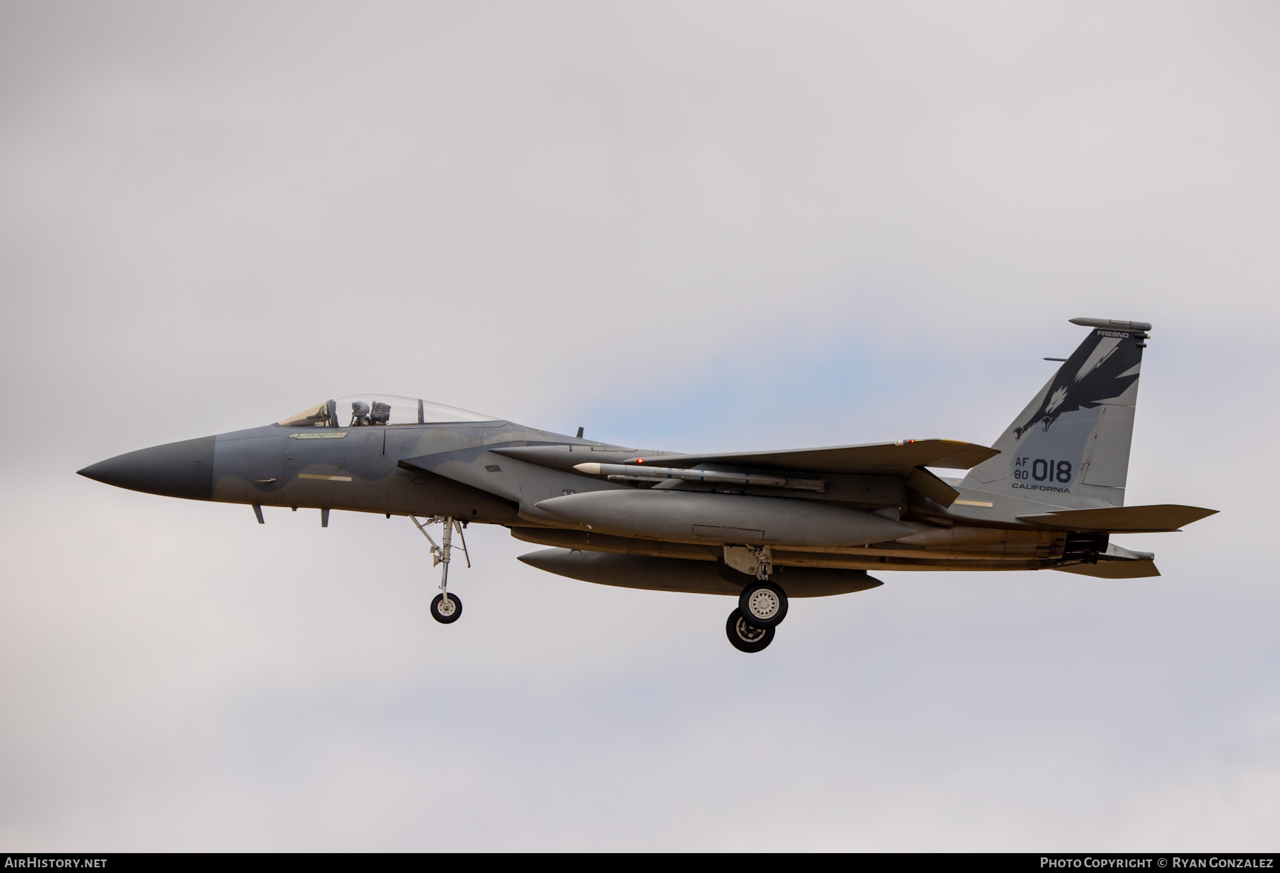 Aircraft Photo of 80-0018 / AF80-018 | McDonnell Douglas F-15C Eagle | USA - Air Force | AirHistory.net #449826