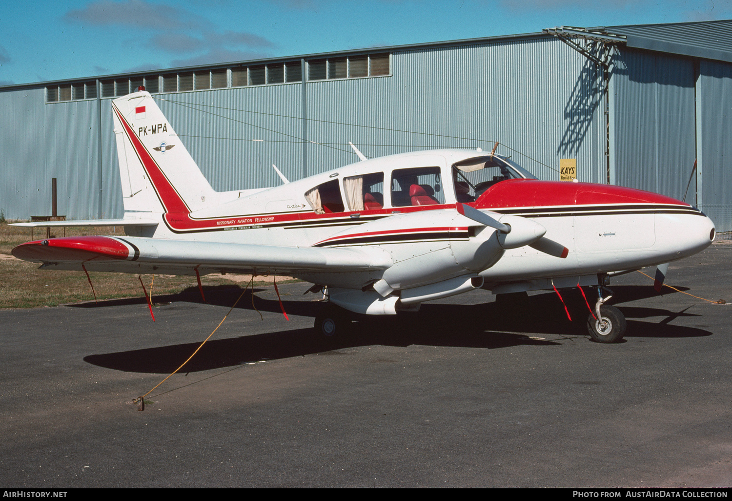 Aircraft Photo of PK-MPA | Piper PA-23-250 Aztec D | Missionary Aviation Fellowship - MAF | AirHistory.net #449842