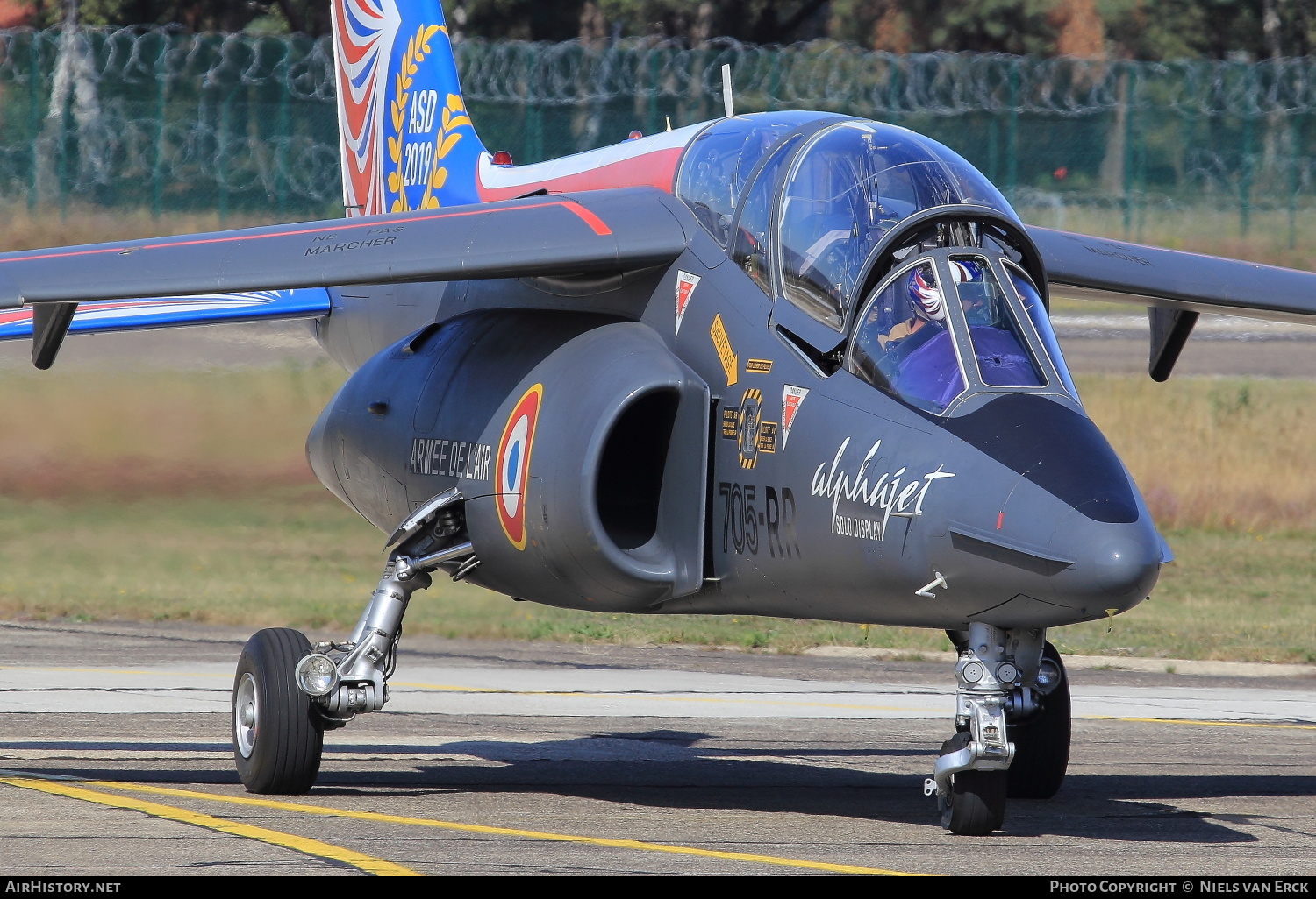 Aircraft Photo of E114 | Dassault-Dornier Alpha Jet E | France - Air Force | Alphajet Solo Display (ASD 2019) | AirHistory.net #449864