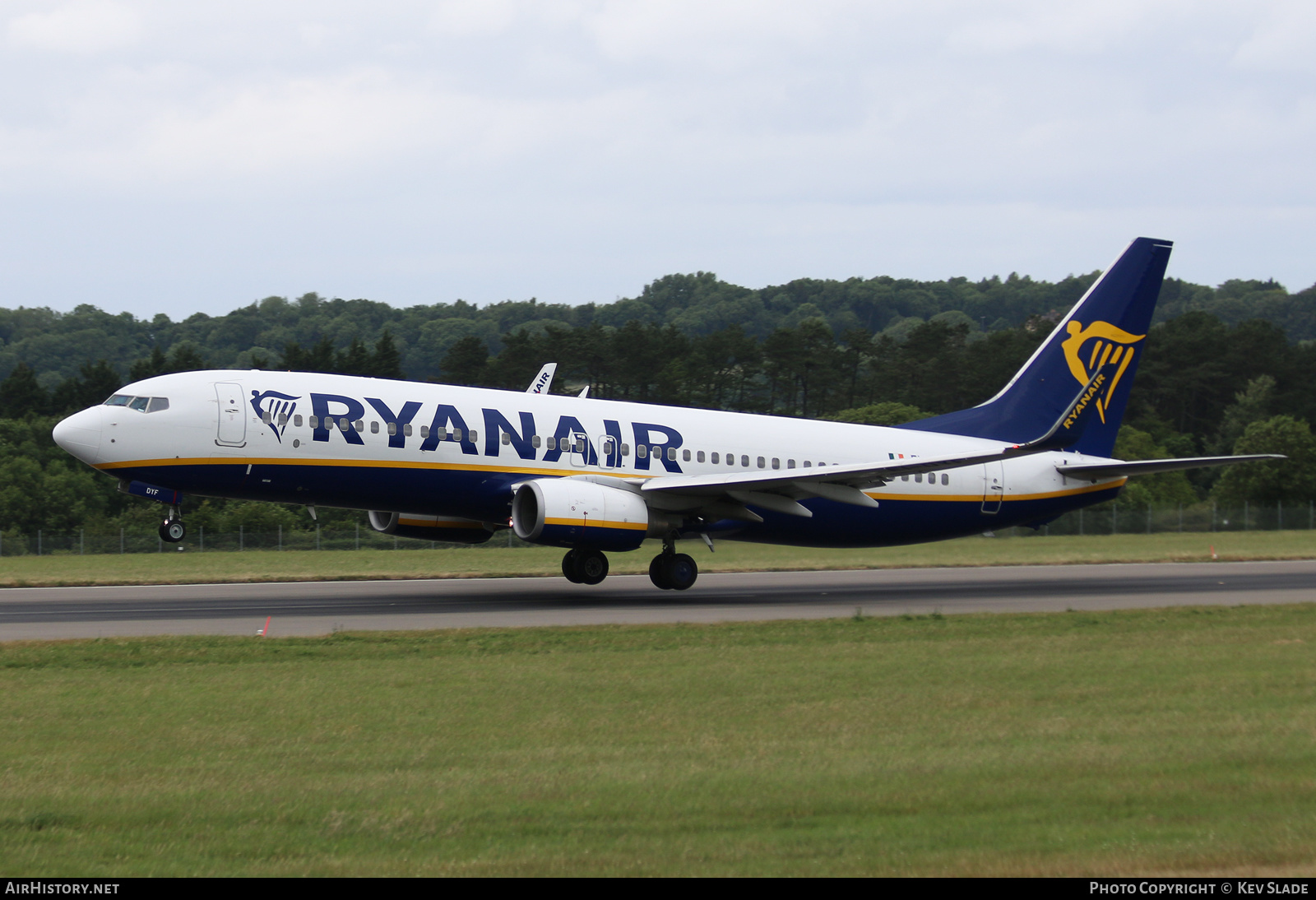 Aircraft Photo of EI-DYF | Boeing 737-8AS | Ryanair | AirHistory.net #449929