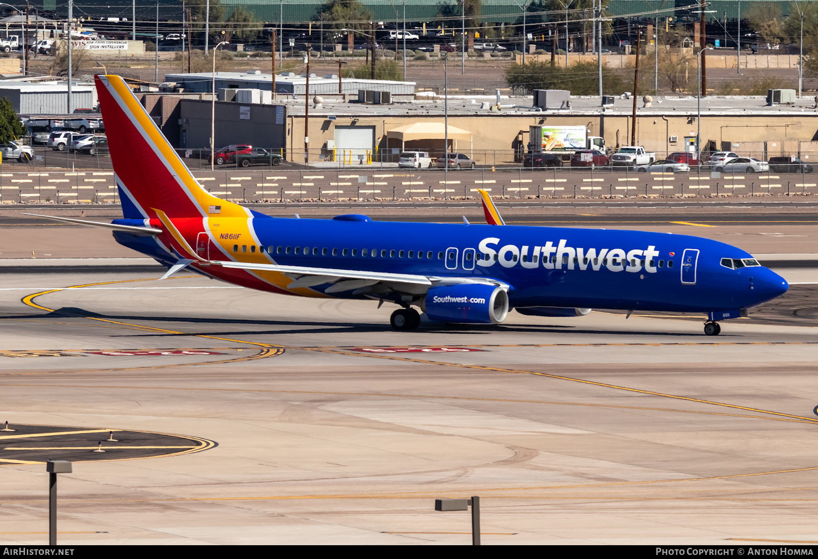 Aircraft Photo of N8611F | Boeing 737-8H4 | Southwest Airlines | AirHistory.net #449945