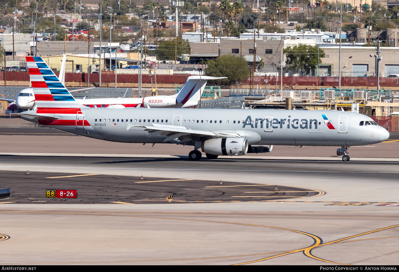 Aircraft Photo of N918US | Airbus A321-231 | American Airlines | AirHistory.net #449954
