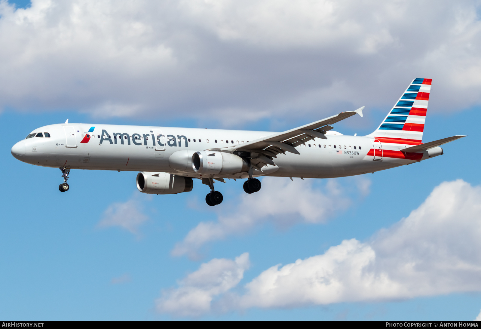 Aircraft Photo of N536UW | Airbus A321-231 | American Airlines | AirHistory.net #449960