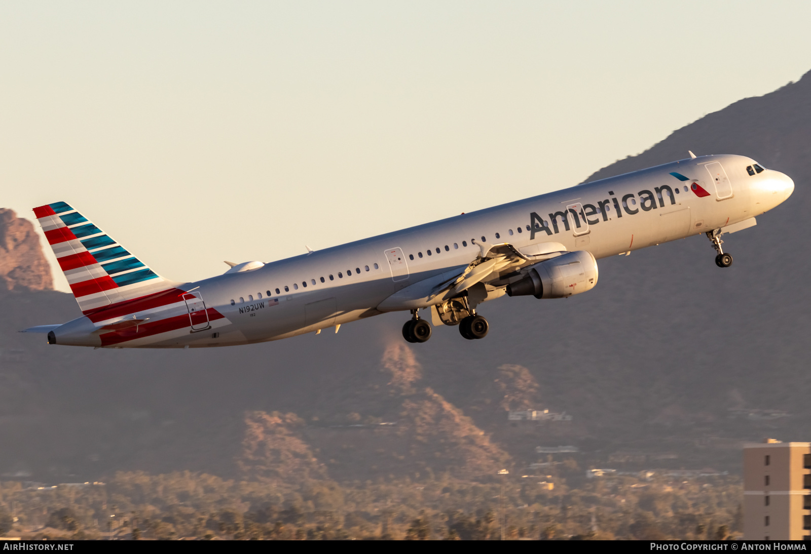 Aircraft Photo of N192UW | Airbus A321-211 | American Airlines | AirHistory.net #449964