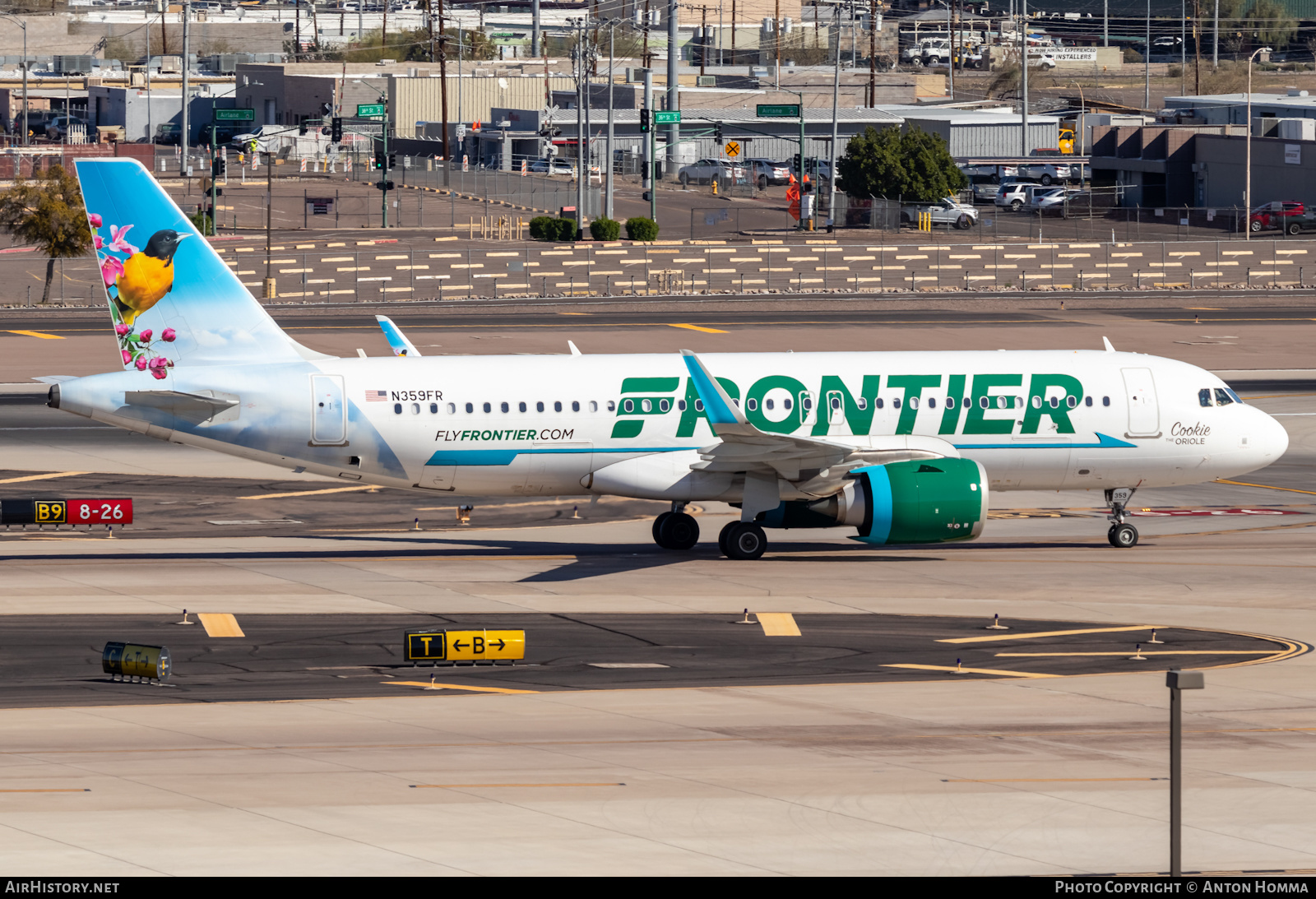 Aircraft Photo of N359FR | Airbus A320-251N | Frontier Airlines | AirHistory.net #449969