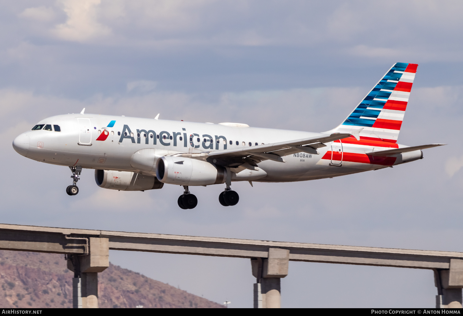 Aircraft Photo of N808AW | Airbus A319-132 | American Airlines | AirHistory.net #449982