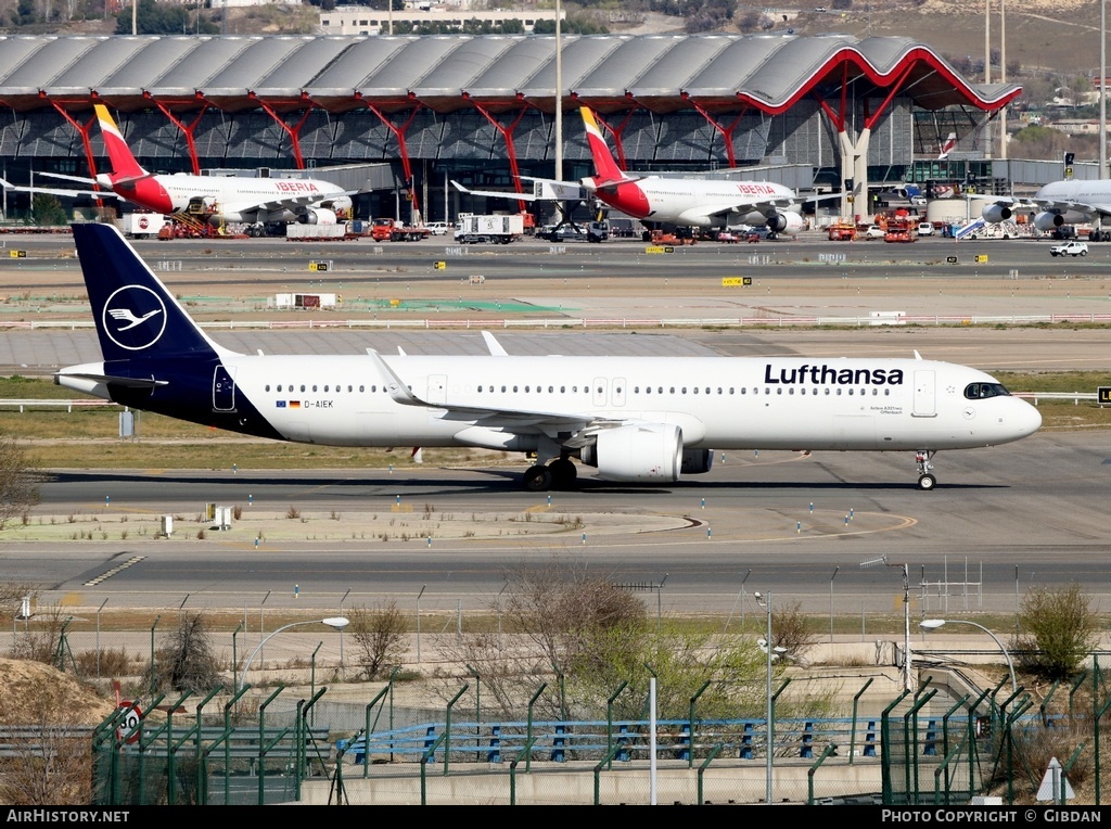 Aircraft Photo of D-AIEK | Airbus A321-271N | Lufthansa | AirHistory.net #450032