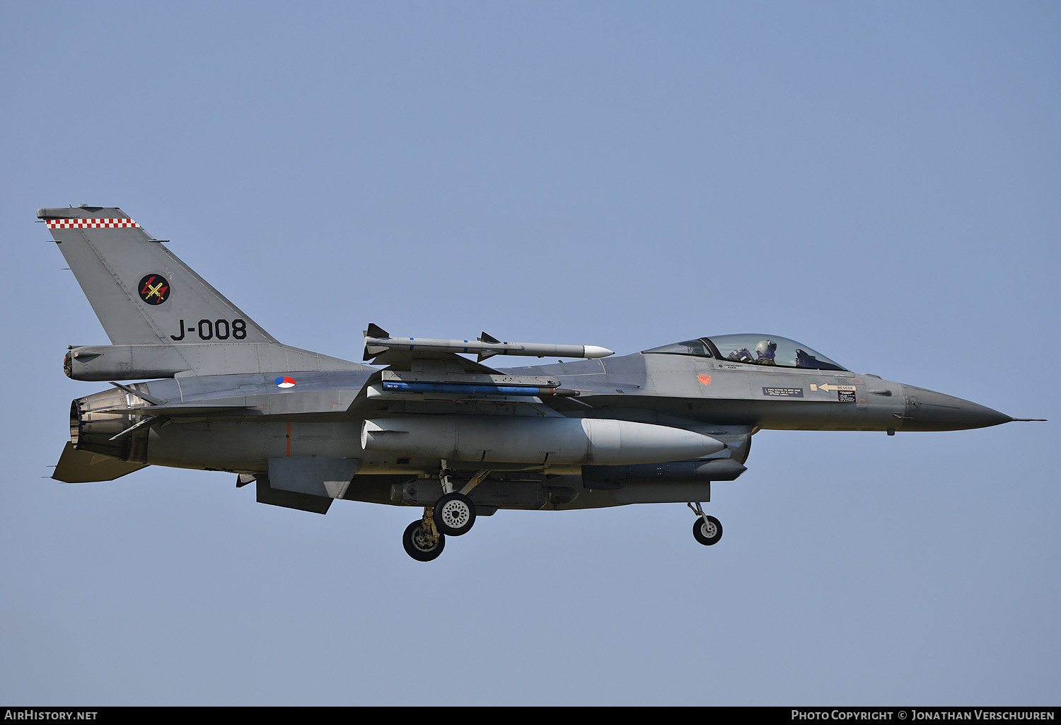 Aircraft Photo of J-008 | General Dynamics F-16AM Fighting Falcon | Netherlands - Air Force | AirHistory.net #450051