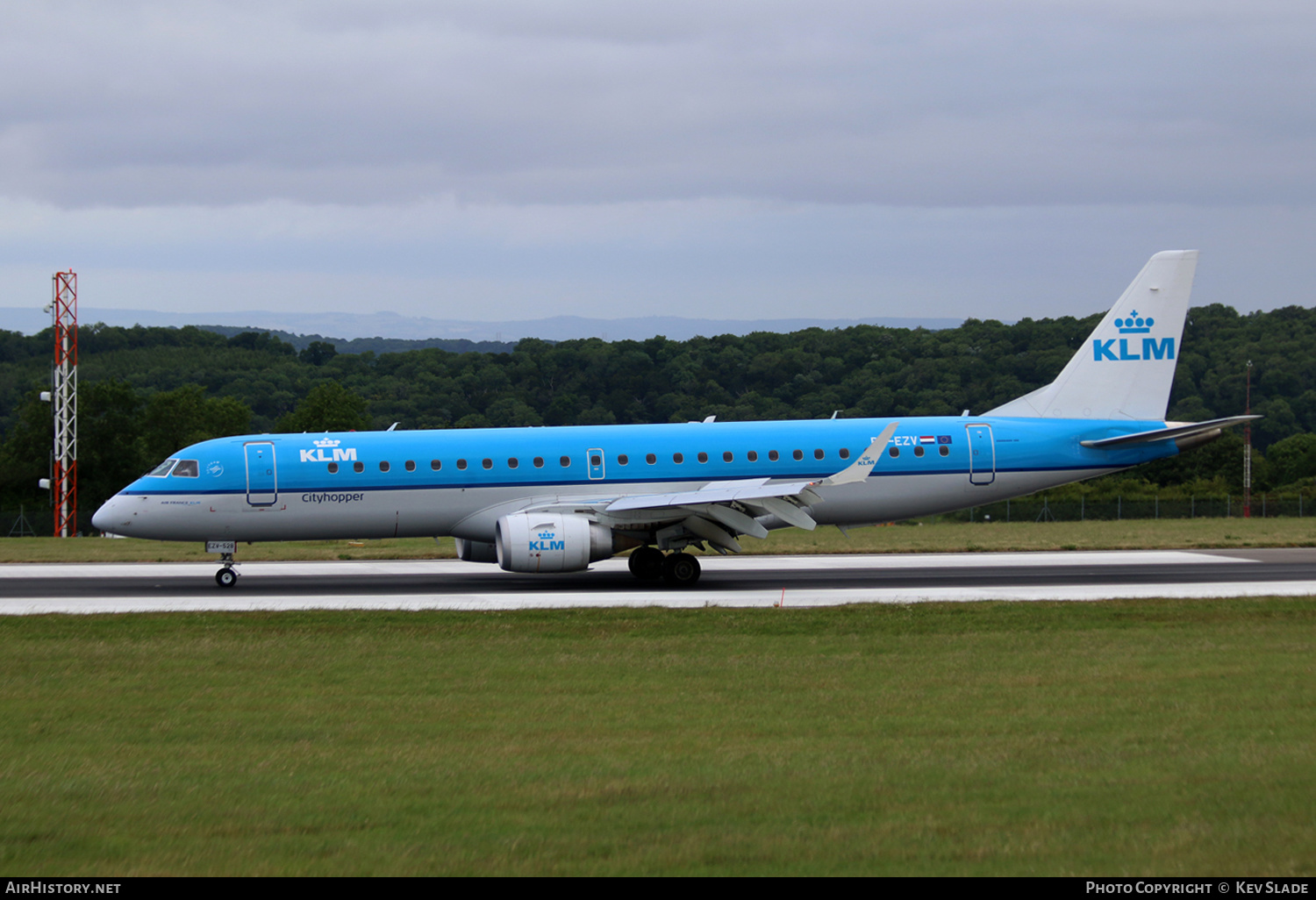 Aircraft Photo of PH-EZV | Embraer 190STD (ERJ-190-100STD) | KLM Cityhopper | AirHistory.net #450057
