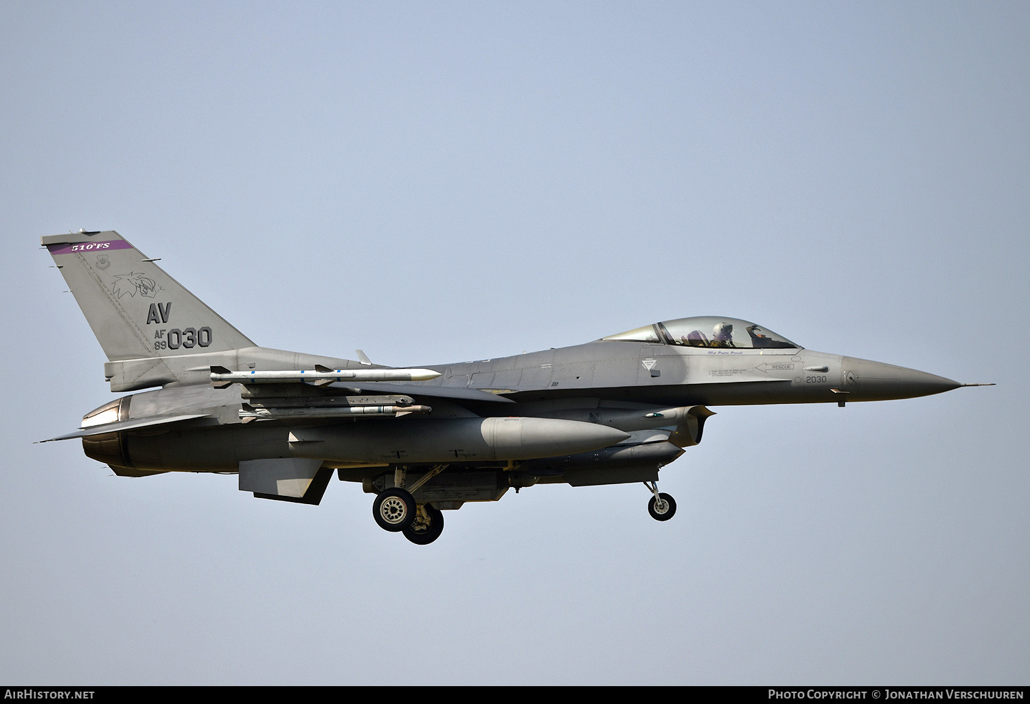 Aircraft Photo of 89-2030 / AF89-030 | General Dynamics F-16CM Fighting Falcon | USA - Air Force | AirHistory.net #450077