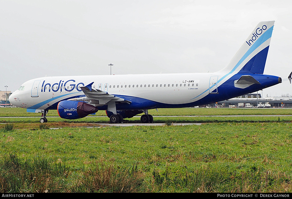 Aircraft Photo of LZ-AWM | Airbus A320-214 | IndiGo | AirHistory.net #450090