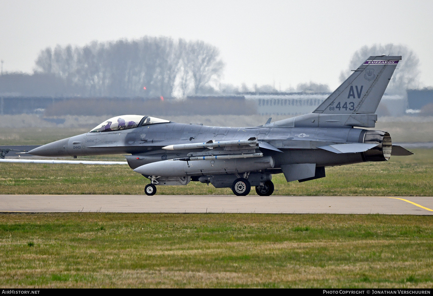 Aircraft Photo of 88-0443 / AF88-443 | General Dynamics F-16CM Fighting Falcon | USA - Air Force | AirHistory.net #450097