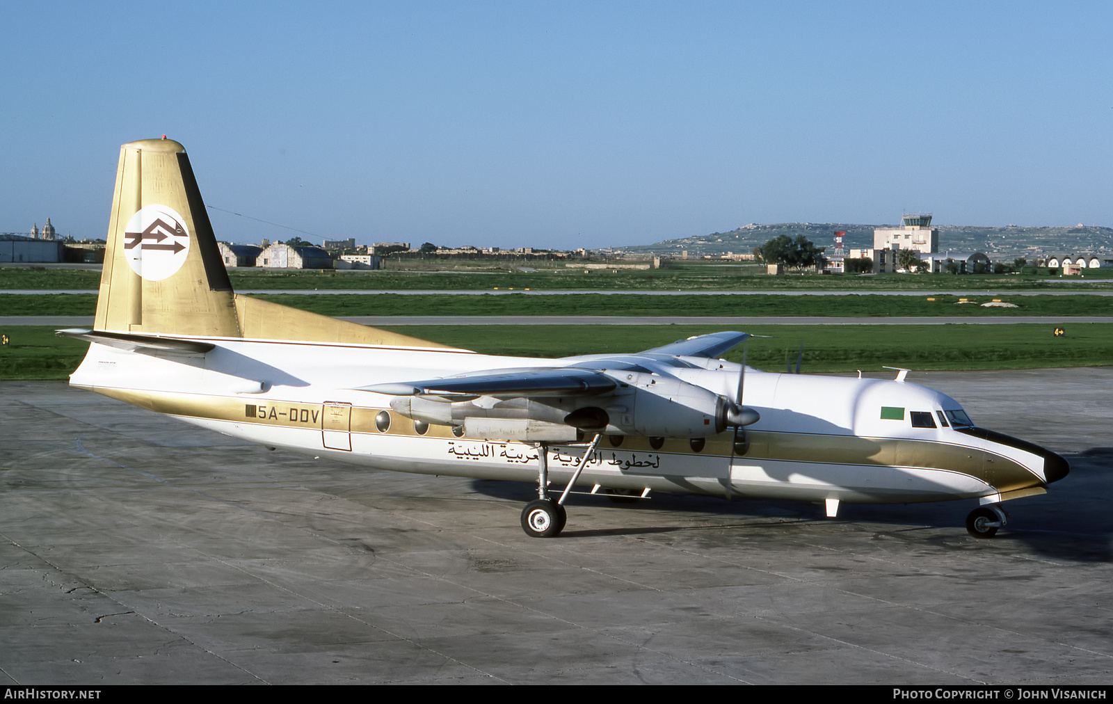 Aircraft Photo of 5A-DDV | Fokker F27-600 Friendship | Libyan Arab Airlines | AirHistory.net #450123