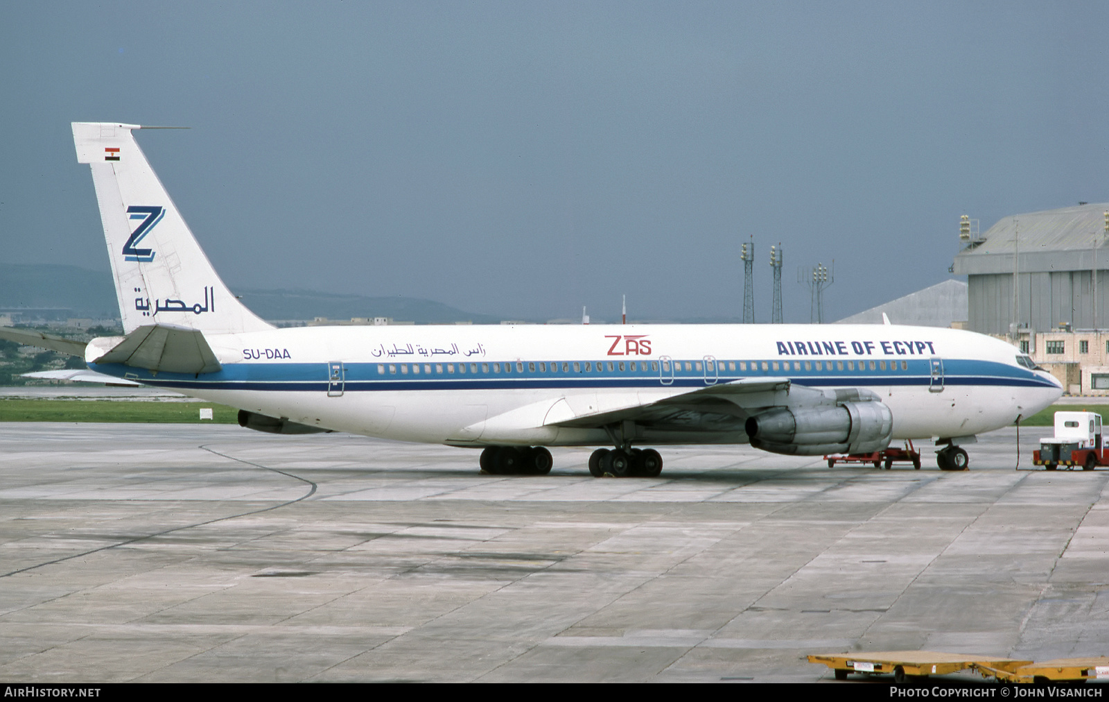 Aircraft Photo of SU-DAA | Boeing 707-328C | ZAS Airline of Egypt | AirHistory.net #450134