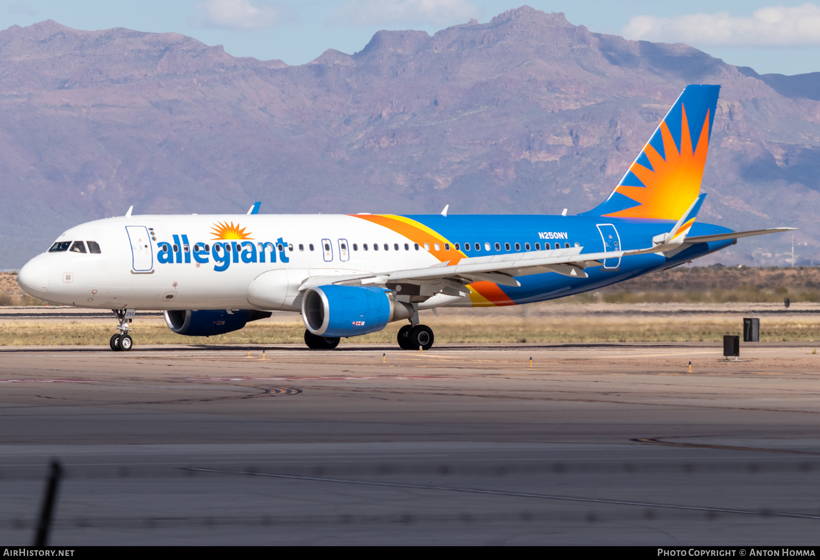 Aircraft Photo of N250NV | Airbus A320-214 | Allegiant Air | AirHistory.net #450152