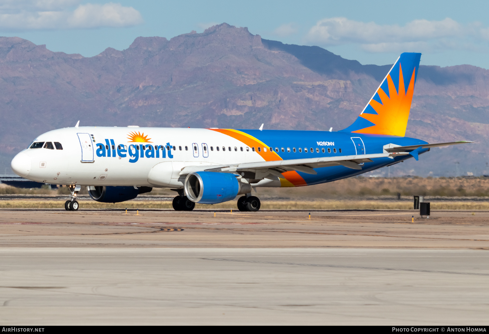 Aircraft Photo of N260NV | Airbus A320-214 | Allegiant Air | AirHistory.net #450156