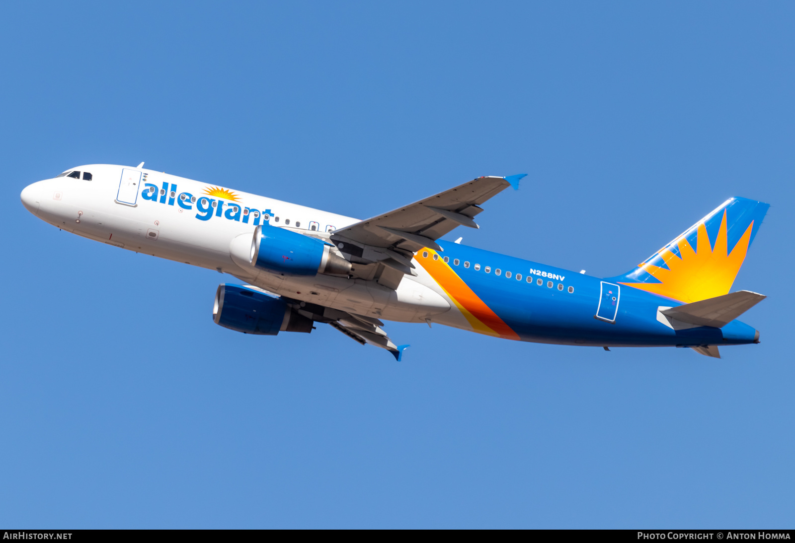 Aircraft Photo of N288NV | Airbus A320-214 | Allegiant Air | AirHistory.net #450158