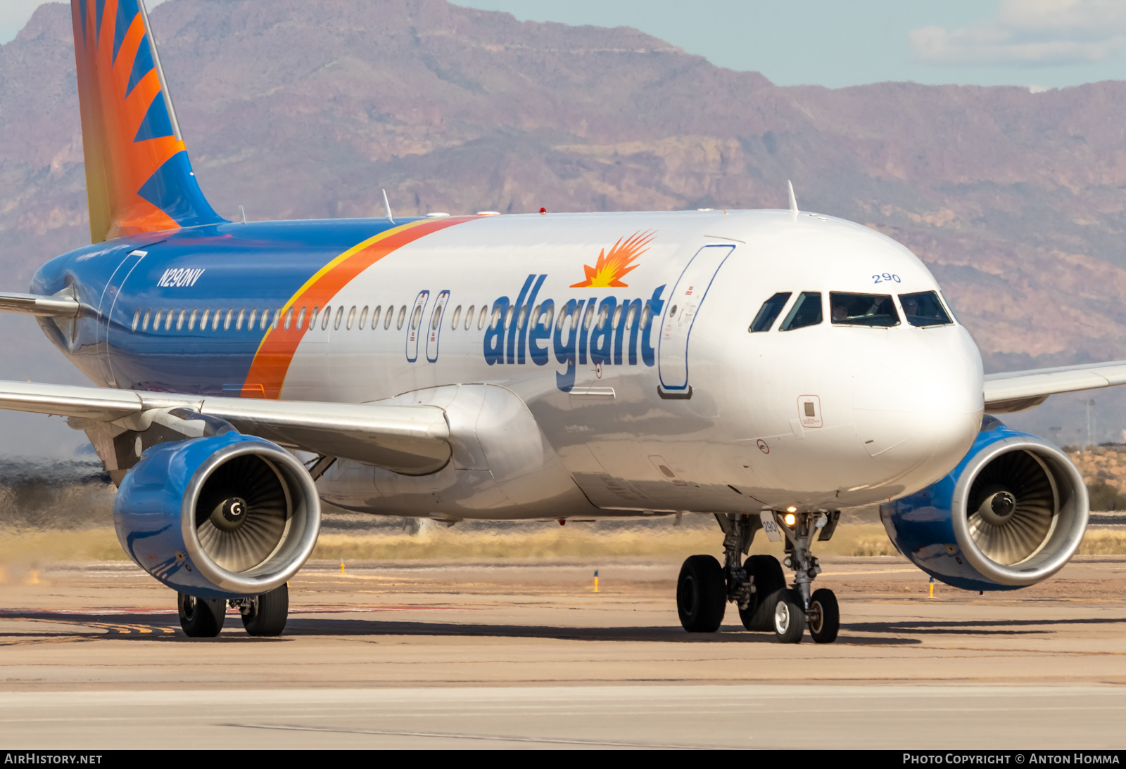 Aircraft Photo of N290NV | Airbus A320-214 | Allegiant Air | AirHistory.net #450159