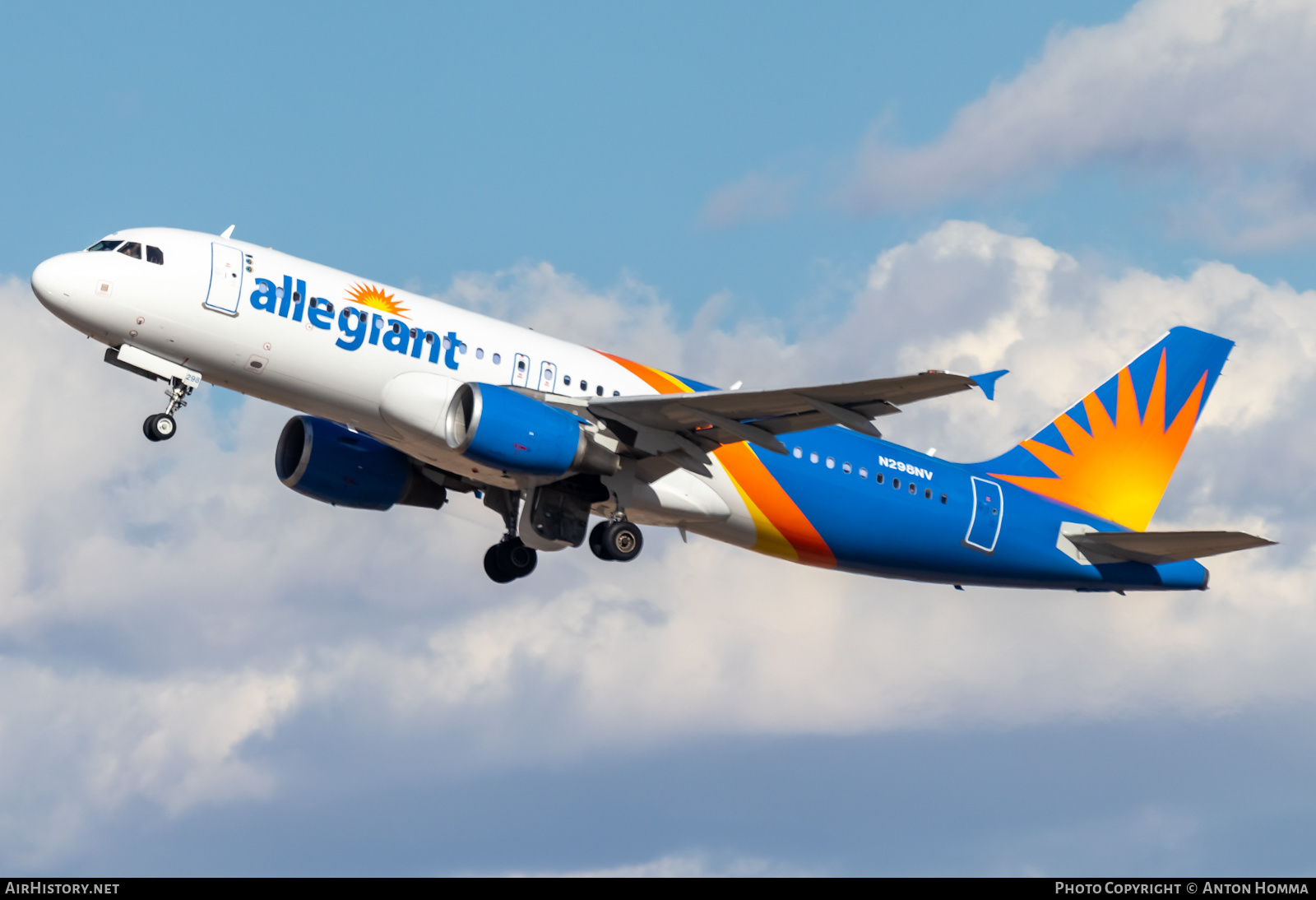 Aircraft Photo of N298NV | Airbus A320-214 | Allegiant Air | AirHistory.net #450163