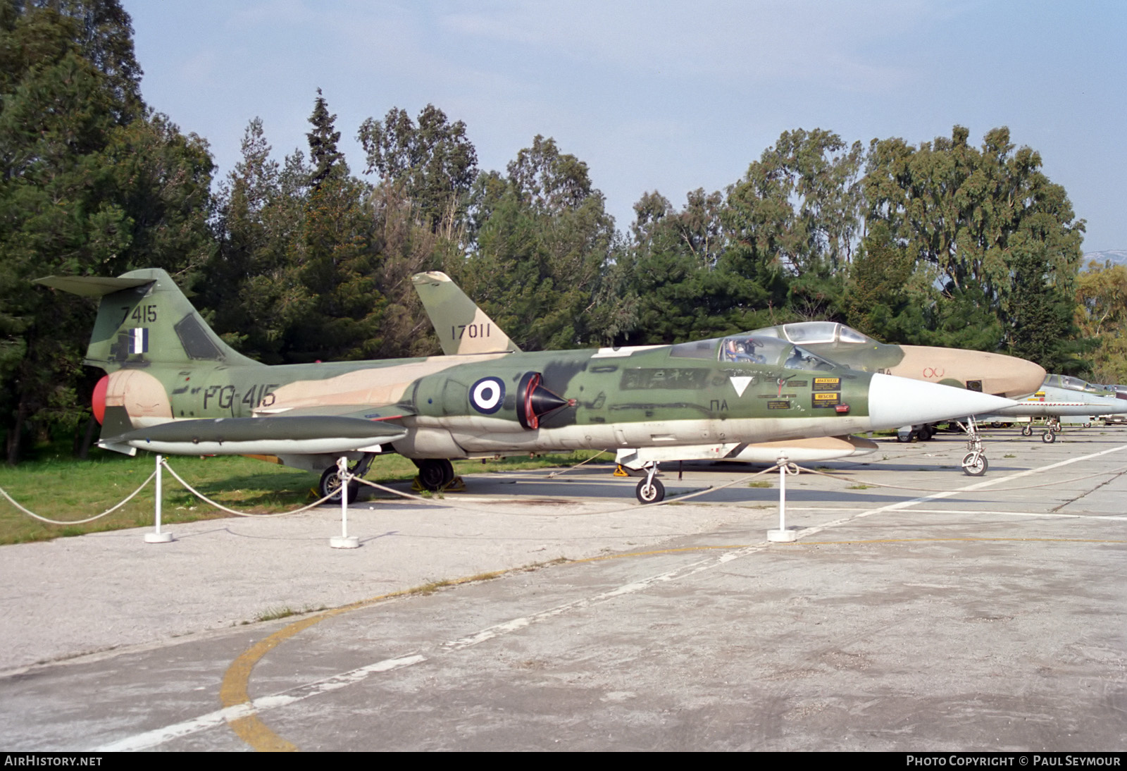 Aircraft Photo of 7415 | Lockheed F-104G Starfighter | Greece - Air Force | AirHistory.net #450174