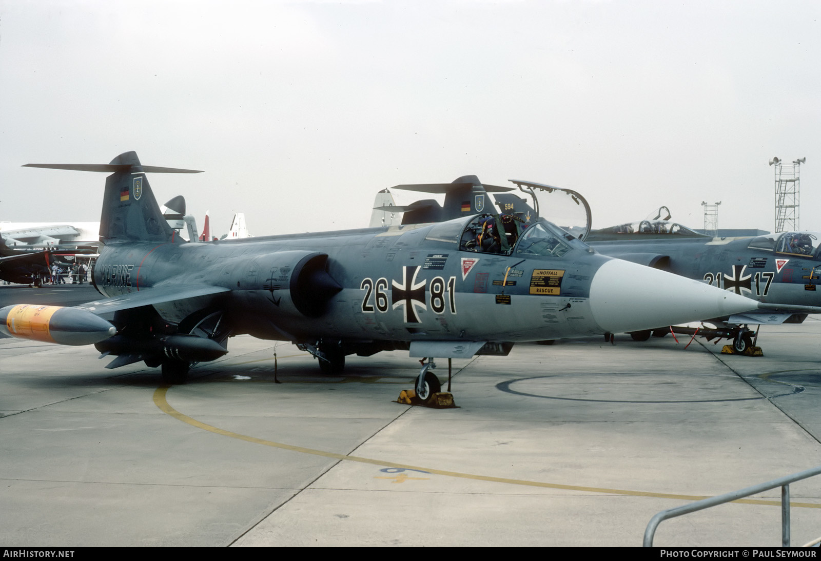 Aircraft Photo of 2681 | Lockheed F-104G Starfighter | Germany - Navy | AirHistory.net #450180