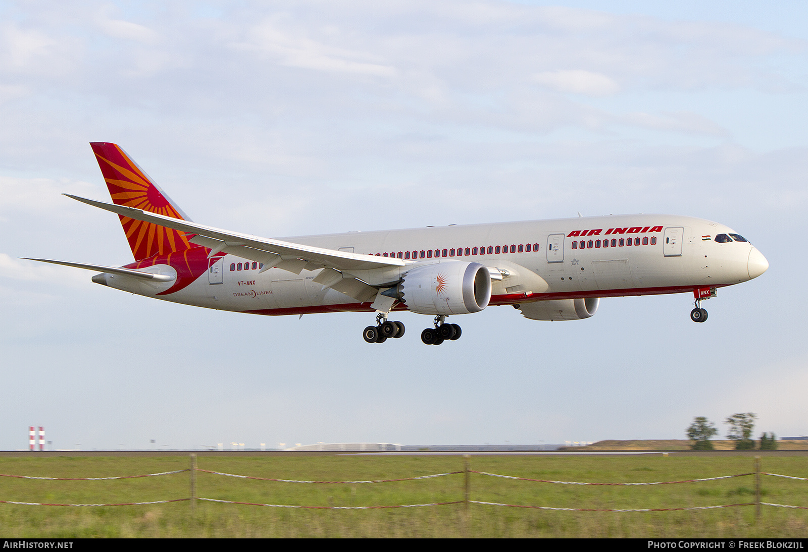 Aircraft Photo of VT-ANX | Boeing 787-8 Dreamliner | Air India | AirHistory.net #450188