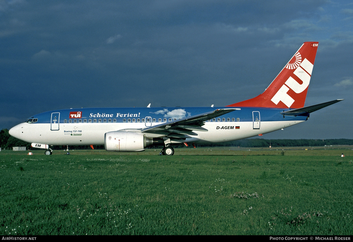 Aircraft Photo of D-AGEM | Boeing 737-75B | Germania | AirHistory.net #450189