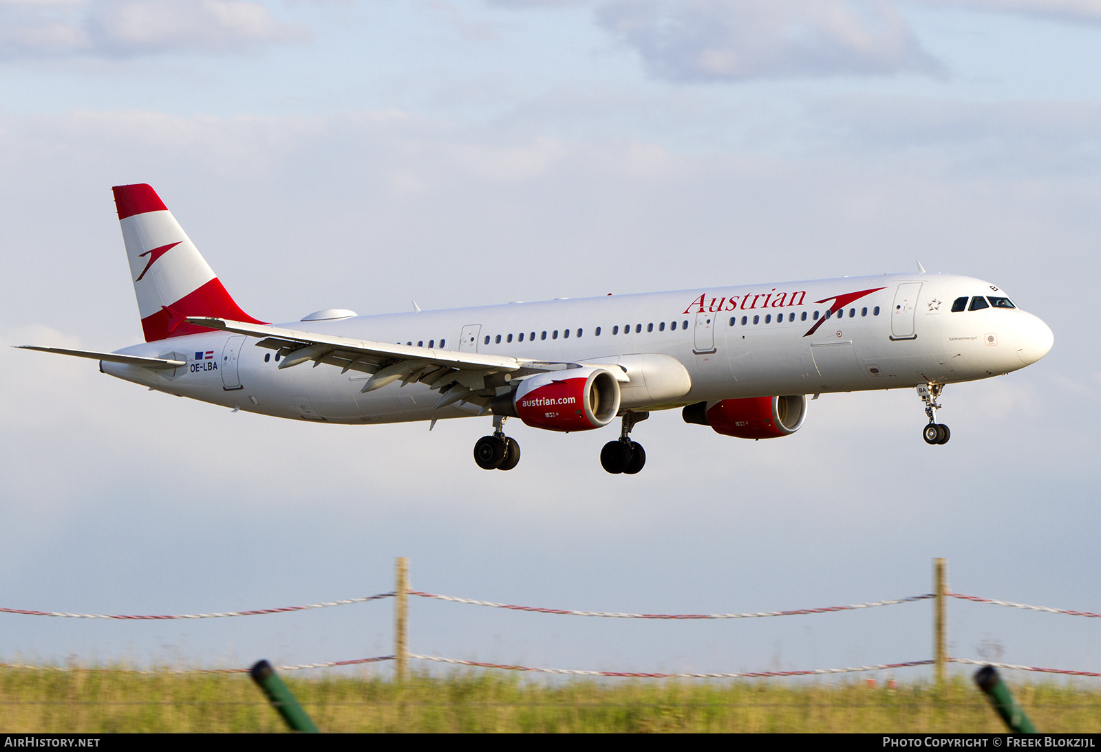 Aircraft Photo of OE-LBA | Airbus A321-111 | Austrian Airlines | AirHistory.net #450198