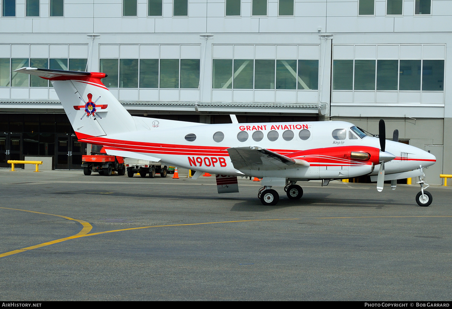 Aircraft Photo of N90PB | Beech 200 Super King Air | Grant Aviation | AirHistory.net #450212