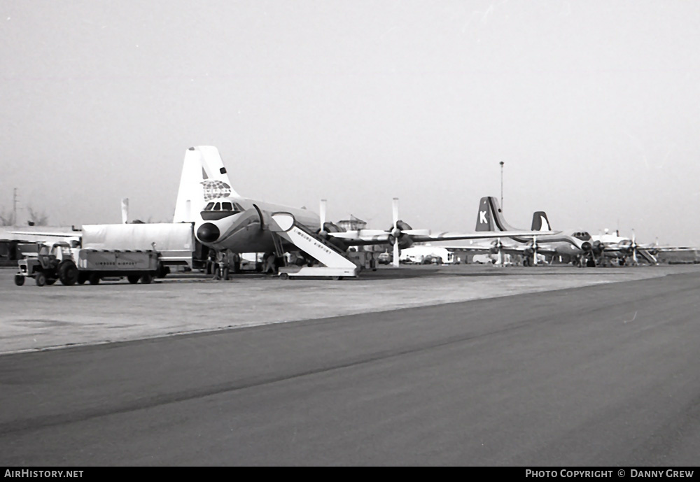 Aircraft Photo of G-AWWB | Canadair CL-44D4-2 | Transmeridian Air Cargo | AirHistory.net #450240