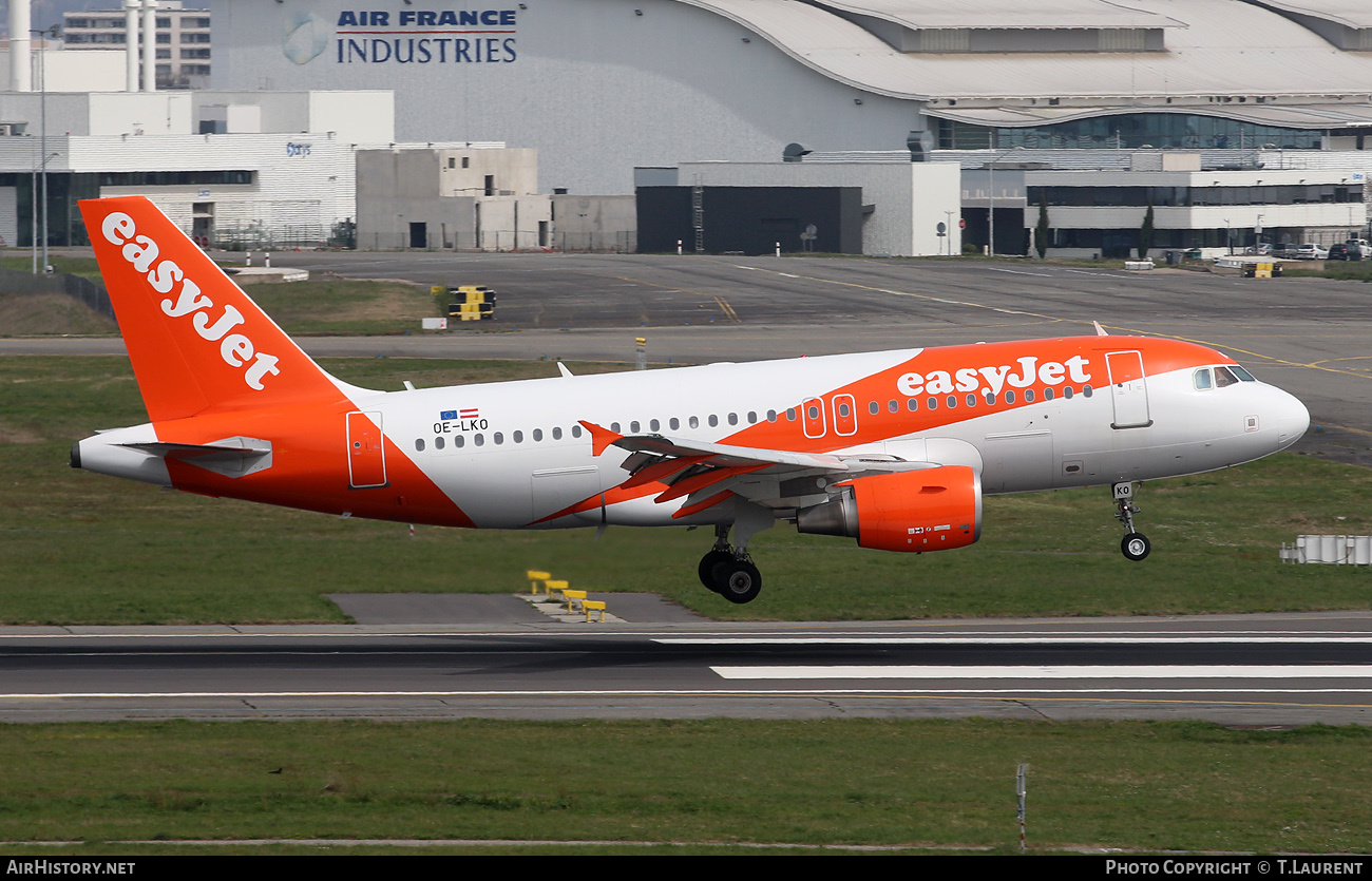Aircraft Photo of OE-LKO | Airbus A319-111 | EasyJet | AirHistory.net #450264