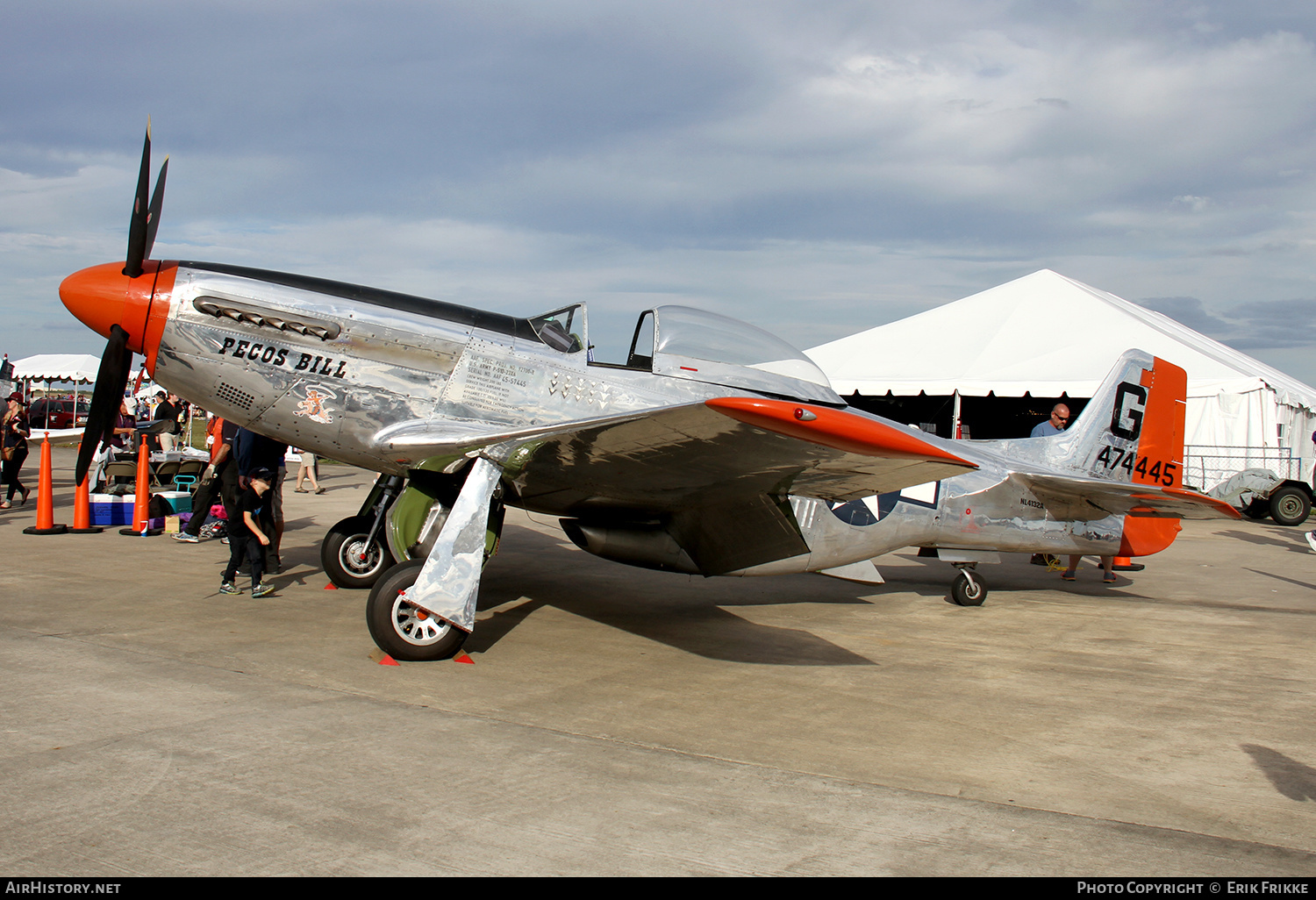 Aircraft Photo of N4132A | North American P-51D Mustang | USA - Air Force | AirHistory.net #450281